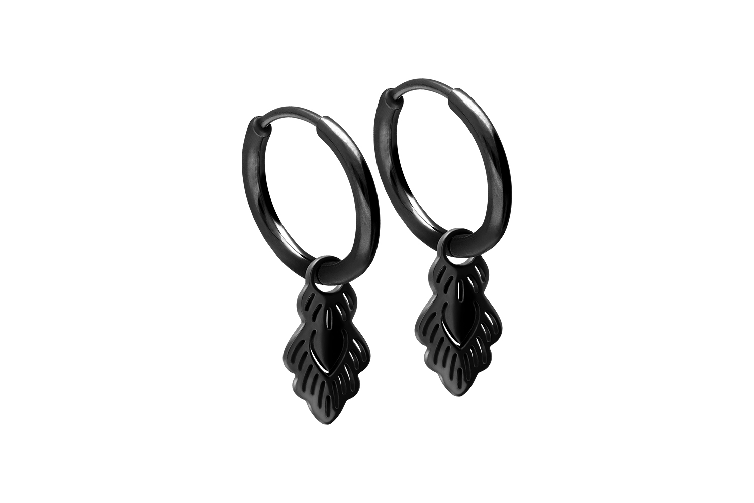 Chirurgenstahl Ohrclicker Creolen ORIENTALISCHES DESIGN von Piercingline